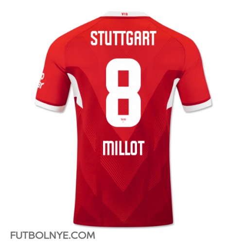 Camiseta Stuttgart Enzo Millot #8 Visitante Equipación 2024-25 manga corta